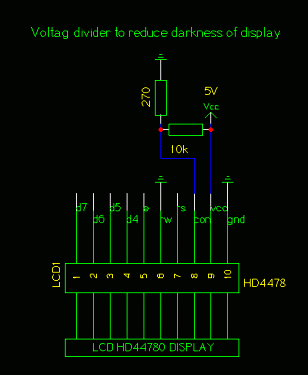 LCD darkness reduction