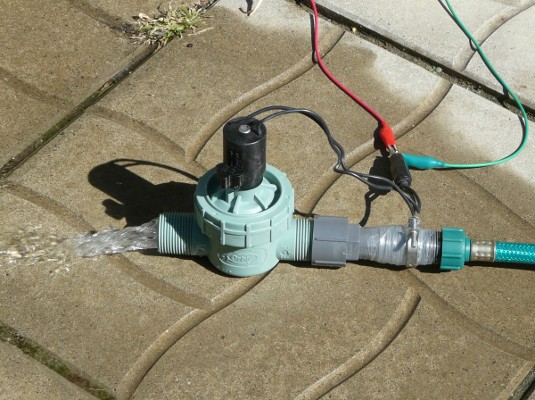 orbit sprinkler valve on