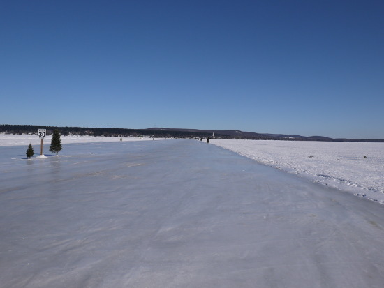 Hudson Oka ice bridge