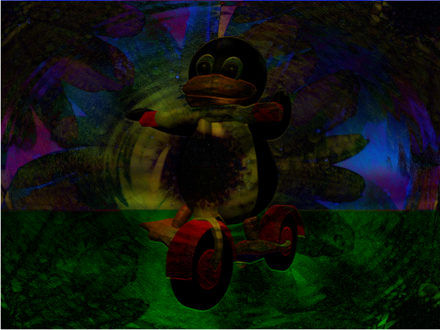 [tux penguins in street of art]