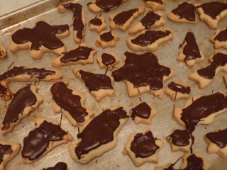 chocolate butter cookies