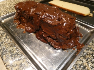 christmas chocolate cake